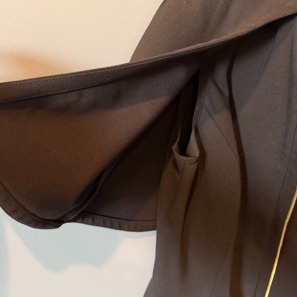 NWT Joseph Ribkoff Black Cape Jacket Size 10 - Picture 7 of 10